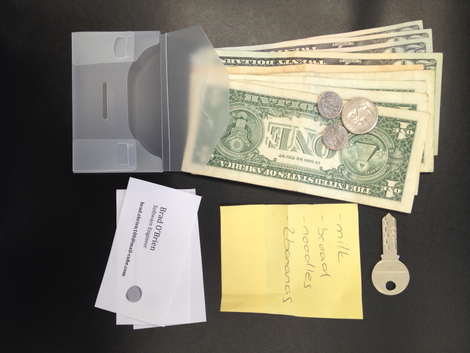 The “Big Money” wallet lost in some countries, containing nearly $100 in cash.